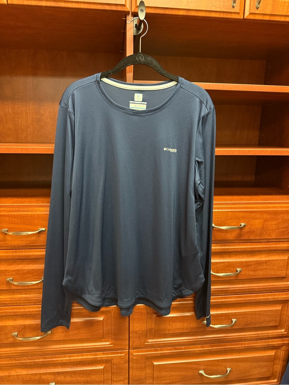 Columbia Long Sleeve Navy Performance Shirt